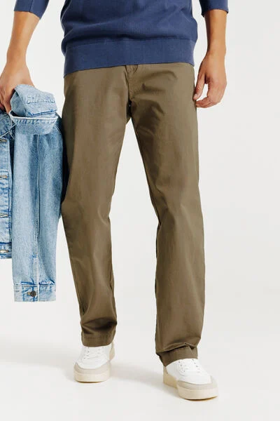 Pantalon chino loose